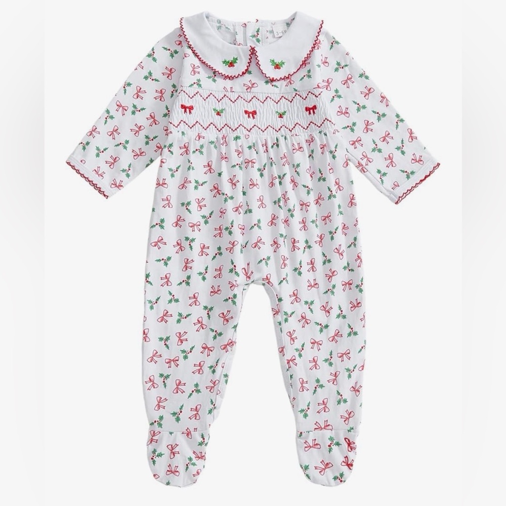 Christmas Footed Onesie